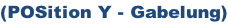 (POSition Y - Gabelung)